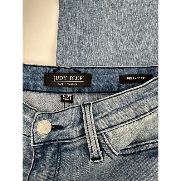 Judy Blue Mid Rise Relaxed Fit Jeans - Picture 10 of 11